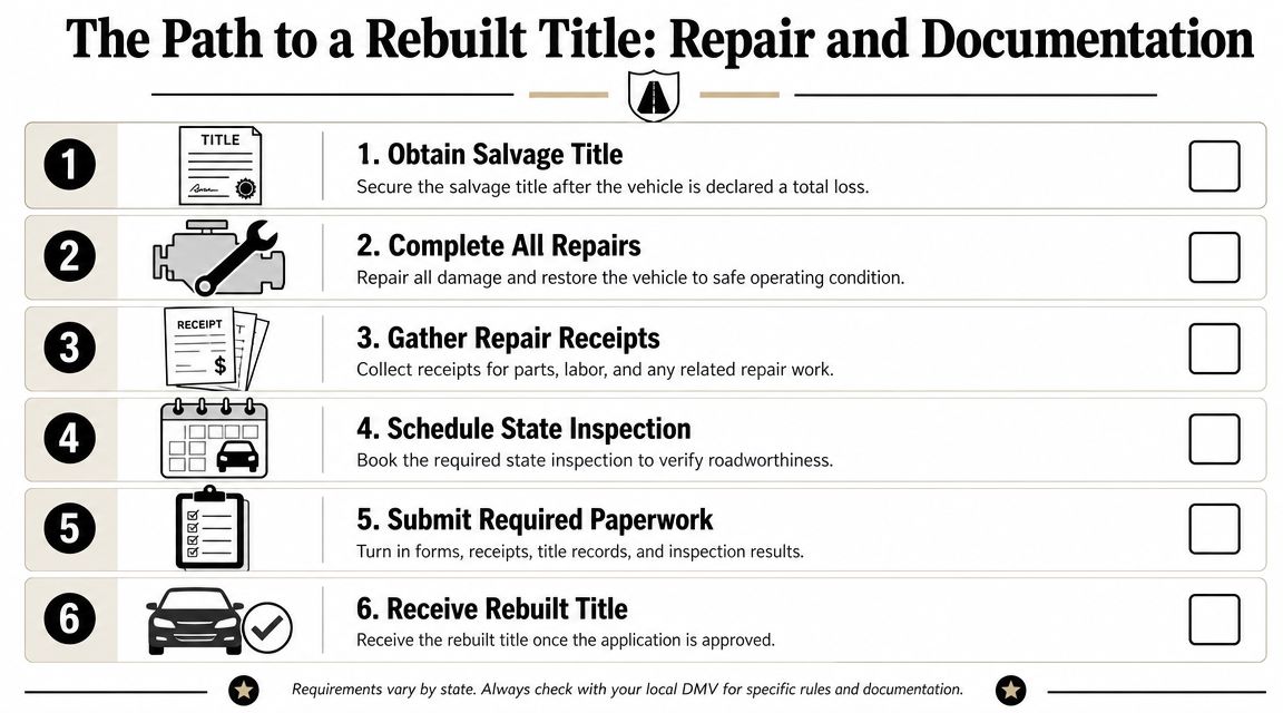 The Path to a Rebuilt Title Repair and Documentation