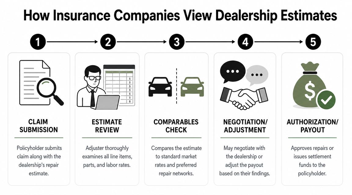 How Insurance Companies View Dealership Estimates