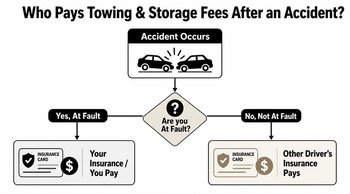 Who Pays Towing and Storage Fees After an Accident